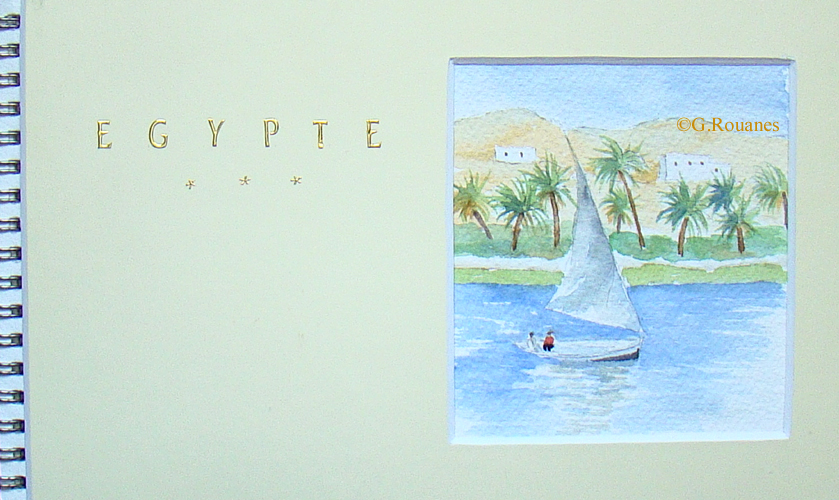 carnet de voyage en egypte